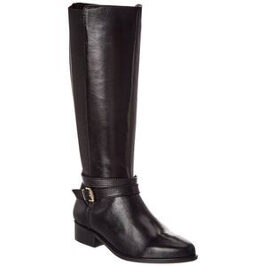 Dune London Teine Leather Boot, Black